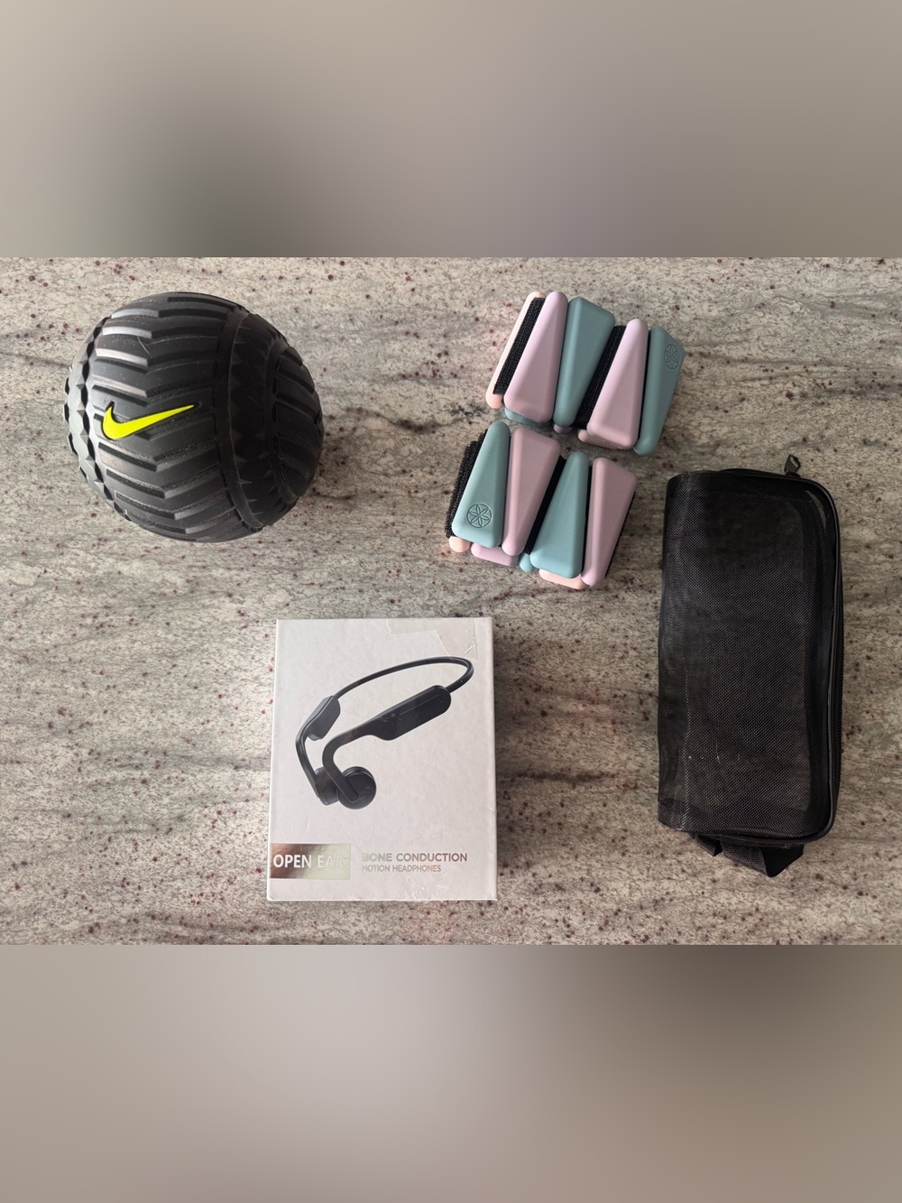 Lot of workout items